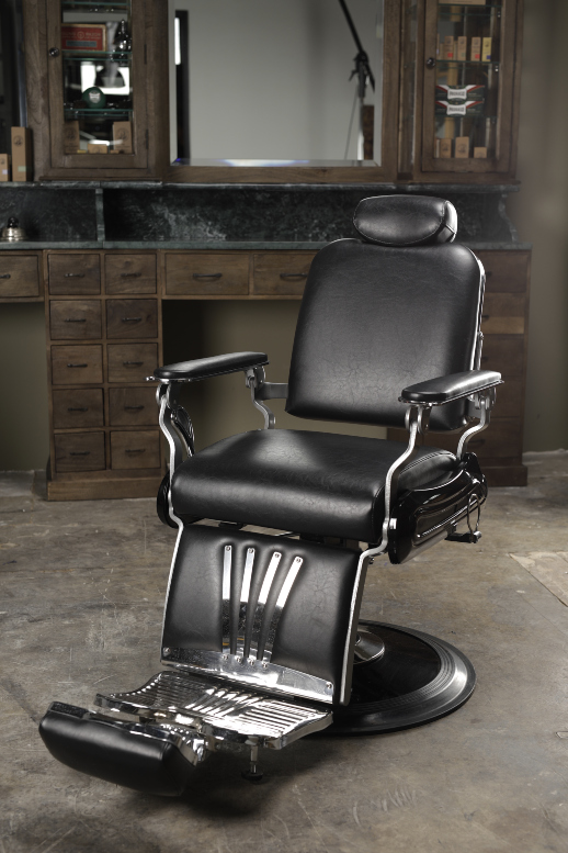 Barber chair | Black chrome | Barber furniture | Barber tools | Interior